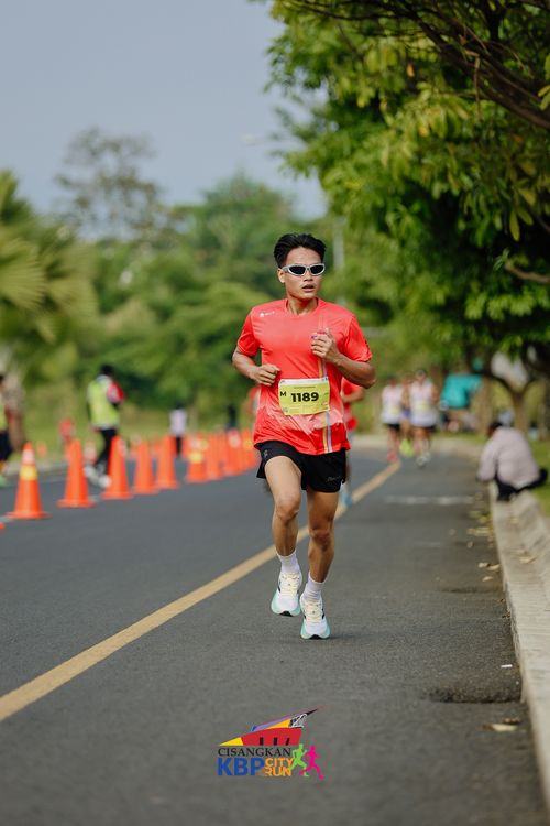 Race photo from CISANGKAN KBP CITY RUN 2025