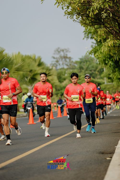 Race photo from CISANGKAN KBP CITY RUN 2025