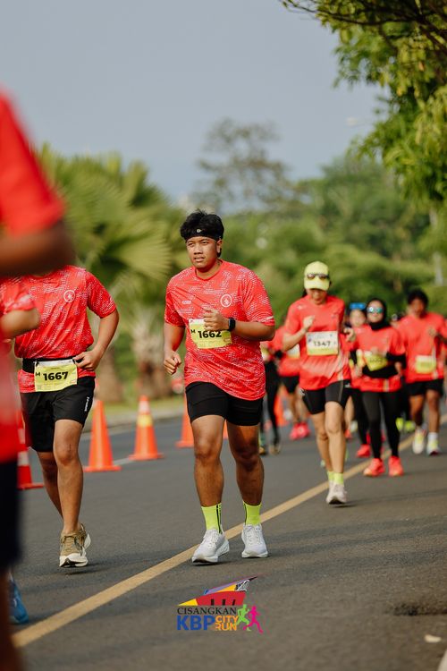 Race photo from CISANGKAN KBP CITY RUN 2025