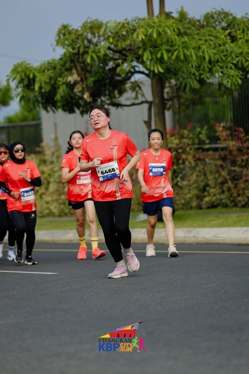 Race photo from CISANGKAN KBP CITY RUN 2025