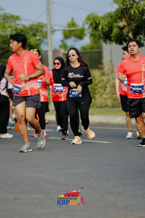 Race photo from CISANGKAN KBP CITY RUN 2025