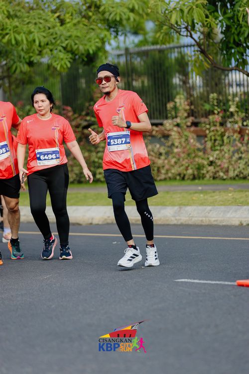 Race photo from CISANGKAN KBP CITY RUN 2025