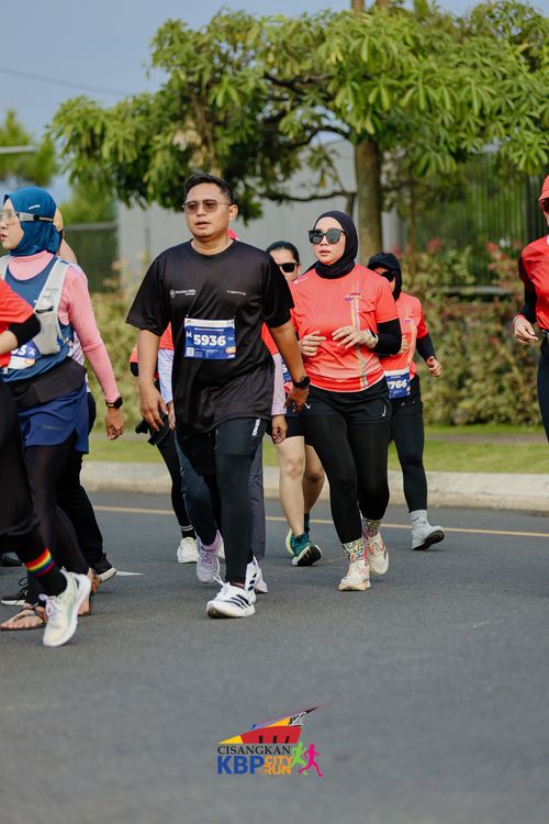 Race photo from CISANGKAN KBP CITY RUN 2025
