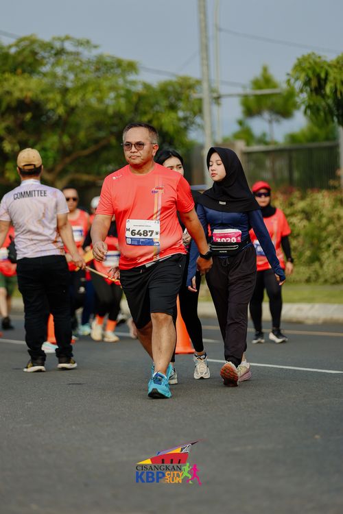 Race photo from CISANGKAN KBP CITY RUN 2025