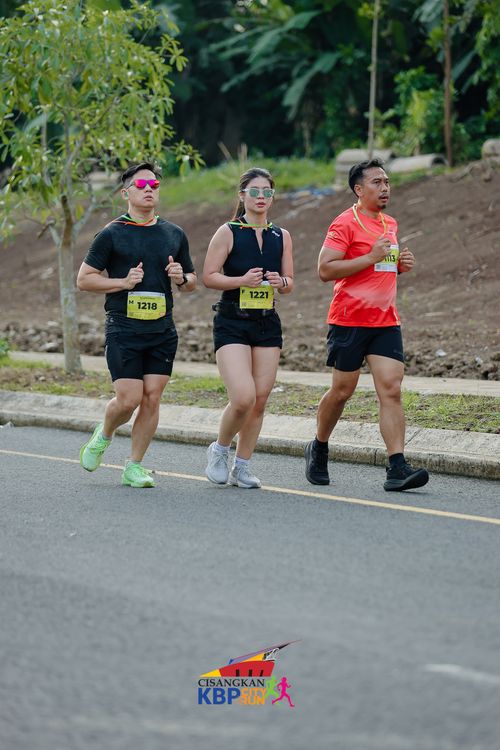 Race photo from CISANGKAN KBP CITY RUN 2025