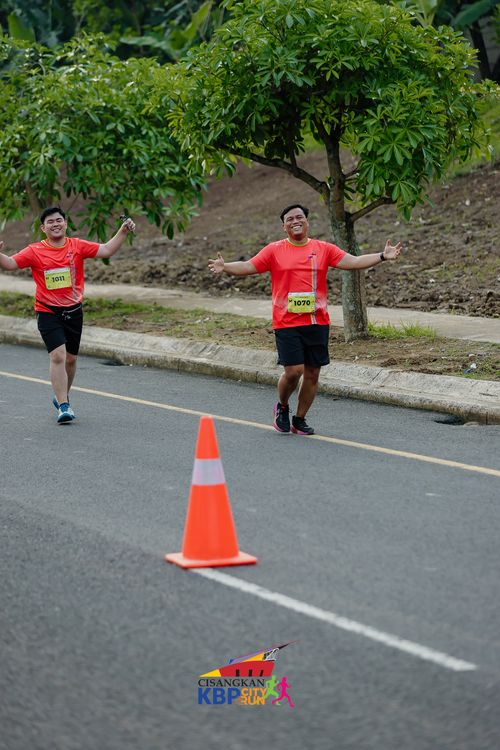 Race photo from CISANGKAN KBP CITY RUN 2025