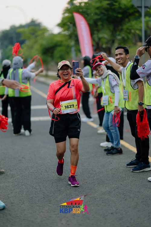 Race photo from CISANGKAN KBP CITY RUN 2025