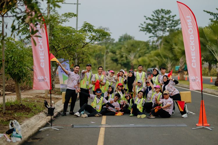 Race photo from CISANGKAN KBP CITY RUN 2025