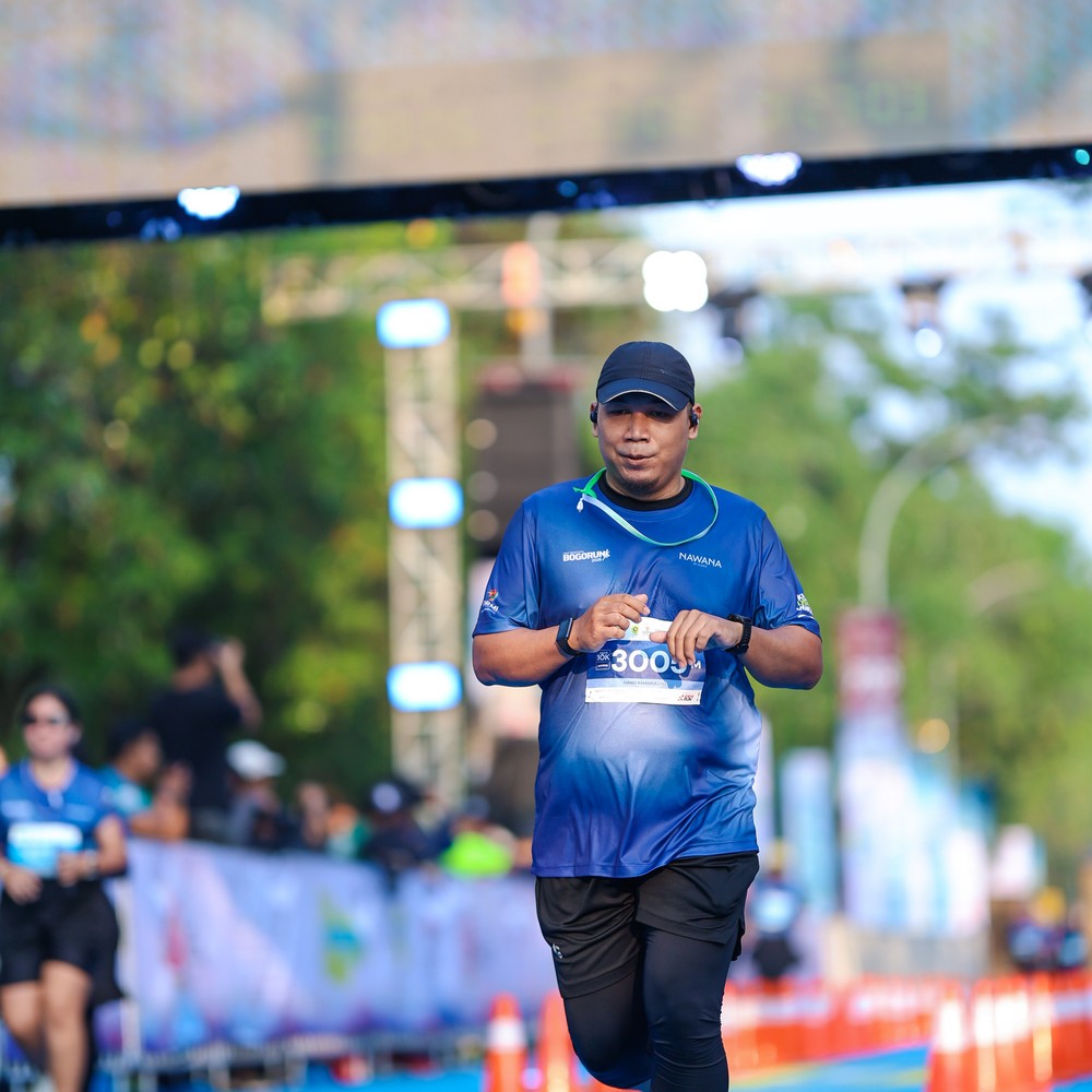 Race photo from BOGORUN 2026