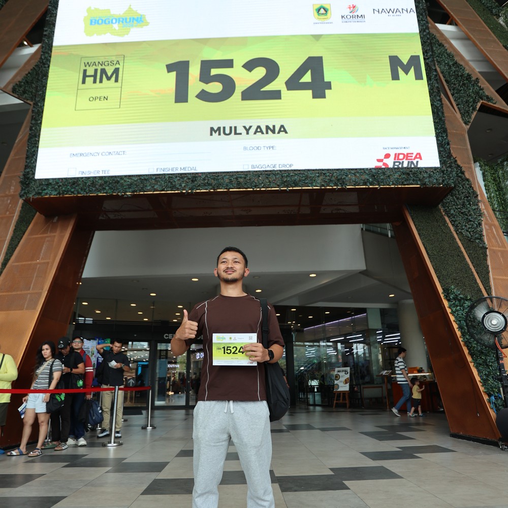 Race photo from BOGORUN 2026