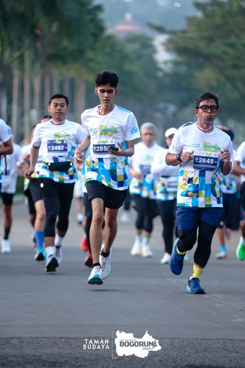 Race photo from Taman Budaya x BOGORUN 2025