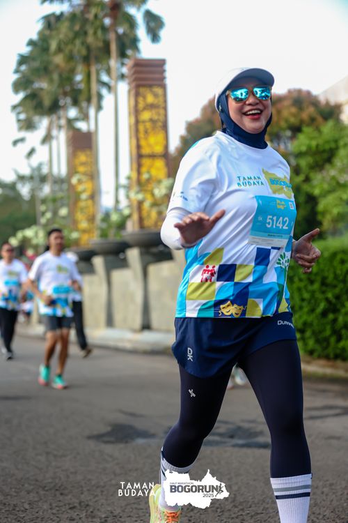 Race photo from Taman Budaya x BOGORUN 2025