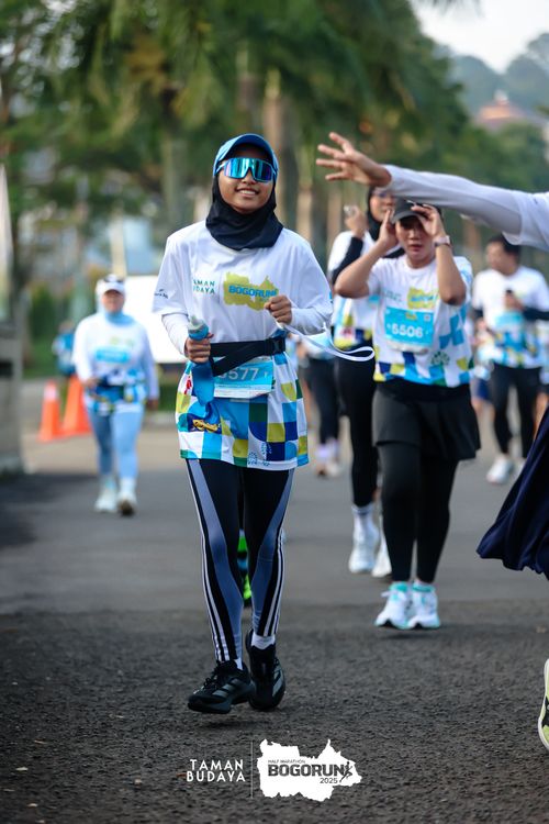 Race photo from Taman Budaya x BOGORUN 2025