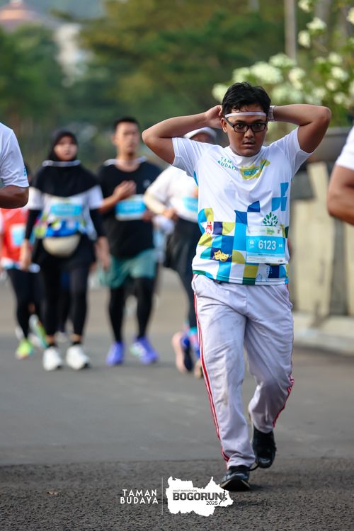 Race photo from Taman Budaya x BOGORUN 2025