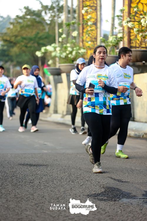 Race photo from Taman Budaya x BOGORUN 2025