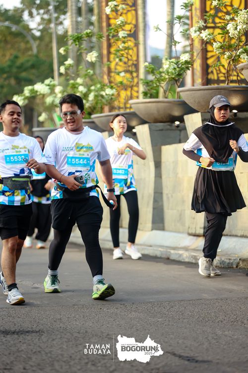 Race photo from Taman Budaya x BOGORUN 2025