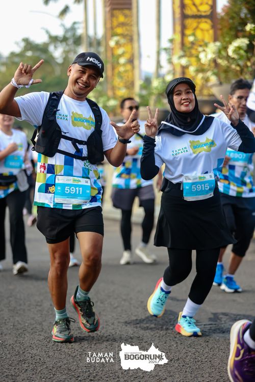 Race photo from Taman Budaya x BOGORUN 2025