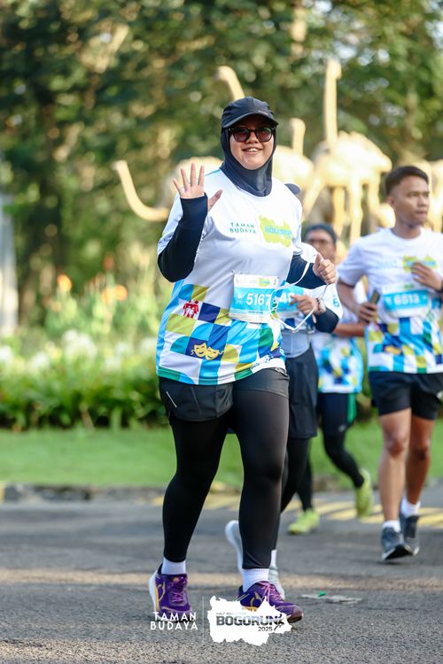 Race photo from Taman Budaya x BOGORUN 2025