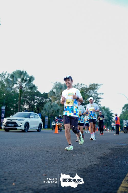 Race photo from Taman Budaya x BOGORUN 2025
