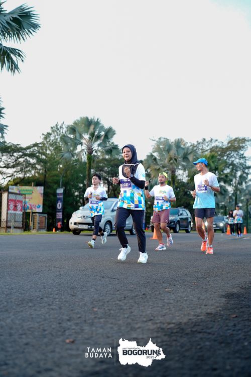 Race photo from Taman Budaya x BOGORUN 2025