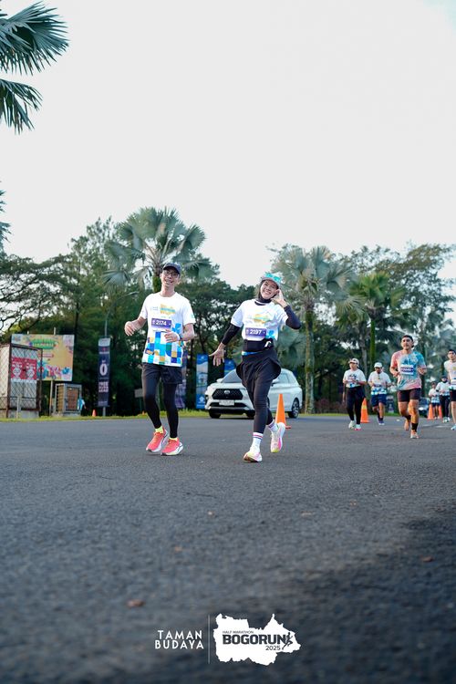 Race photo from Taman Budaya x BOGORUN 2025