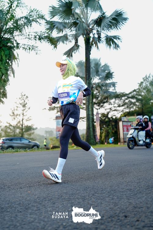 Race photo from Taman Budaya x BOGORUN 2025
