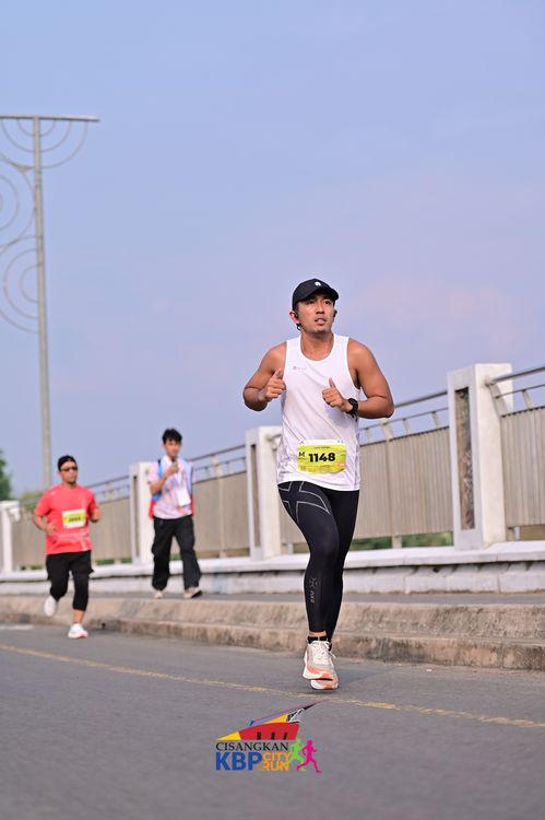 Race photo from CISANGKAN KBP CITY RUN 2025