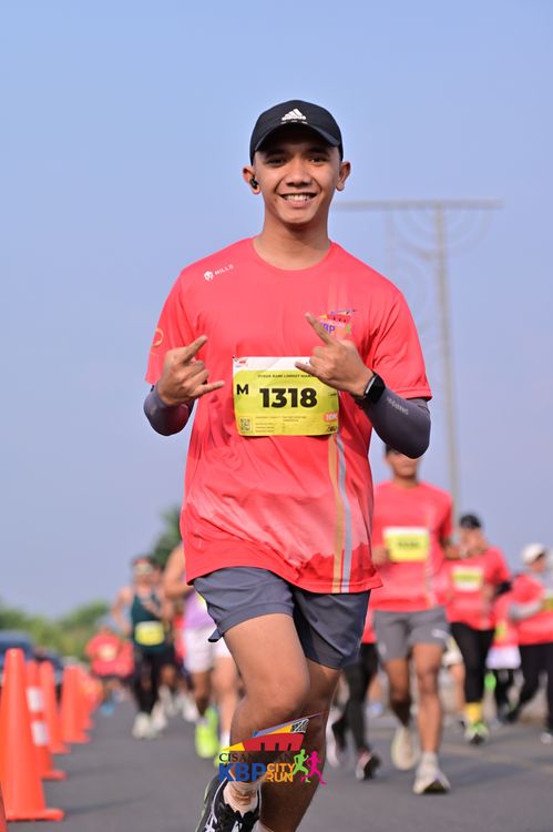 Race photo from CISANGKAN KBP CITY RUN 2025