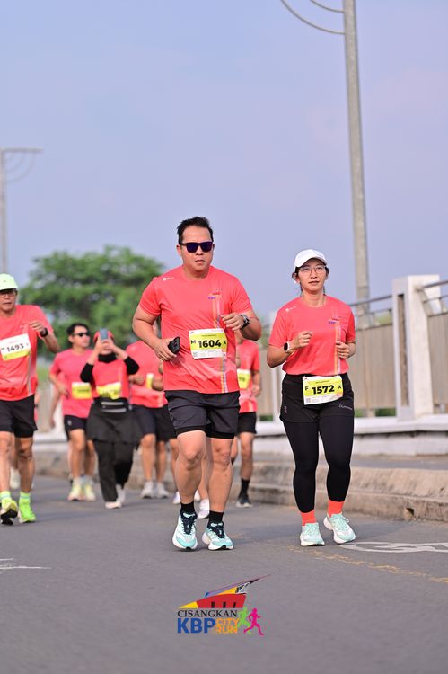 Race photo from CISANGKAN KBP CITY RUN 2025