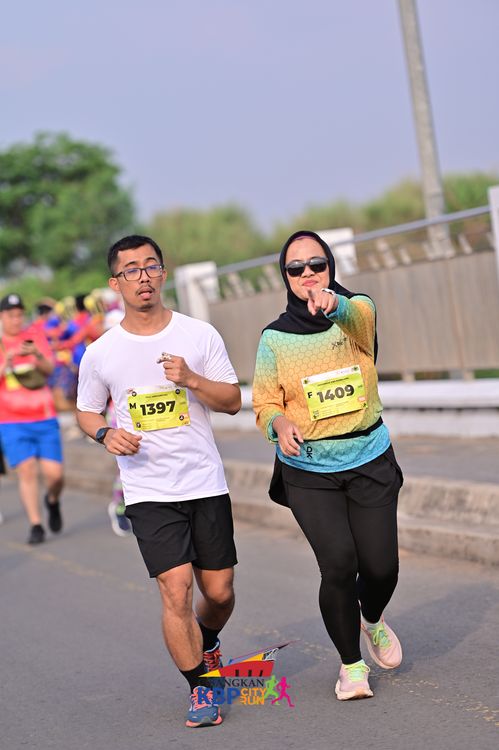 Race photo from CISANGKAN KBP CITY RUN 2025
