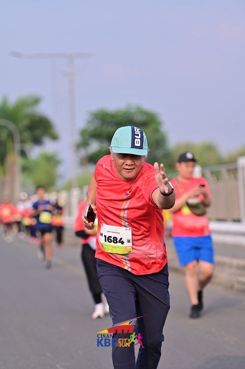 Race photo from CISANGKAN KBP CITY RUN 2025