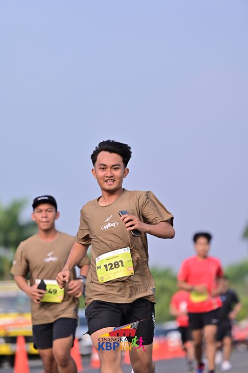 Race photo from CISANGKAN KBP CITY RUN 2025
