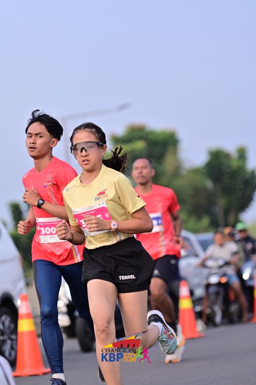 Race photo from CISANGKAN KBP CITY RUN 2025