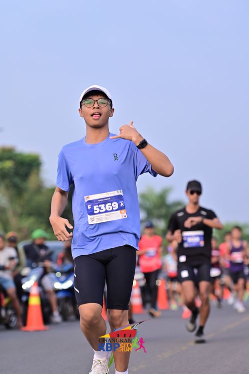 Race photo from CISANGKAN KBP CITY RUN 2025