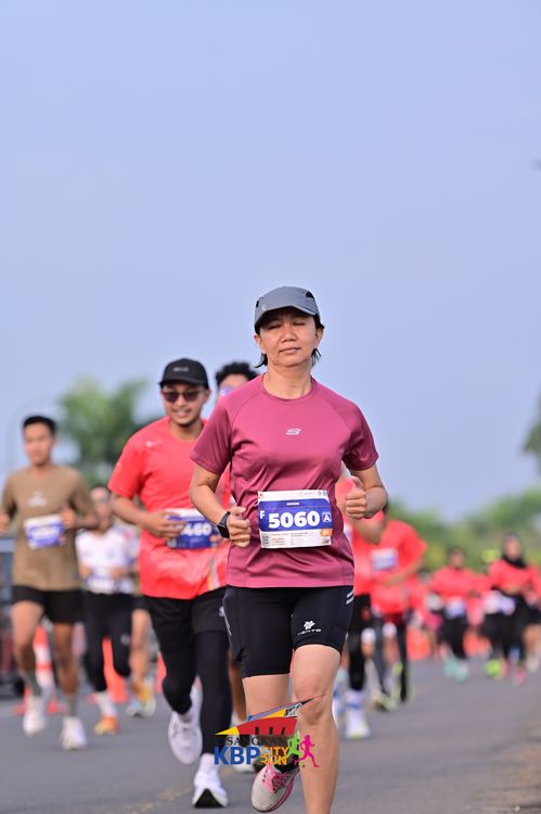 Race photo from CISANGKAN KBP CITY RUN 2025