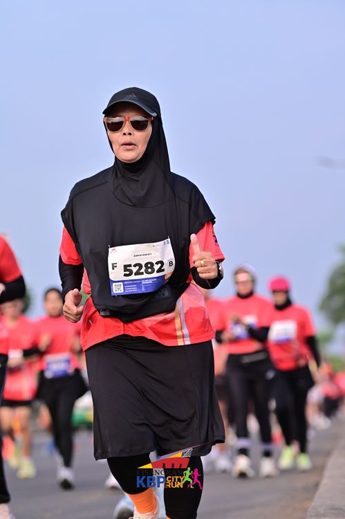 Race photo from CISANGKAN KBP CITY RUN 2025