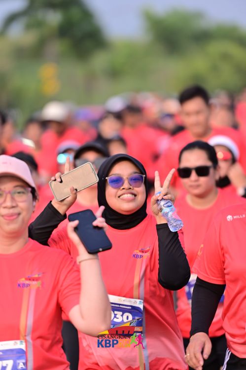 Race photo from CISANGKAN KBP CITY RUN 2025