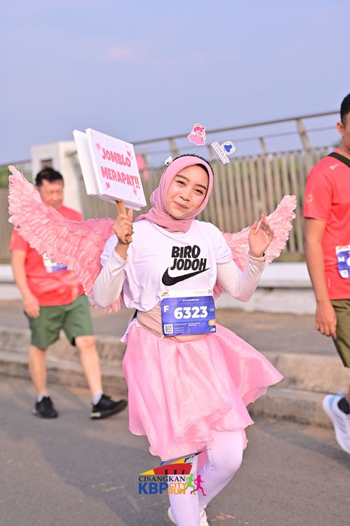 Race photo from CISANGKAN KBP CITY RUN 2025