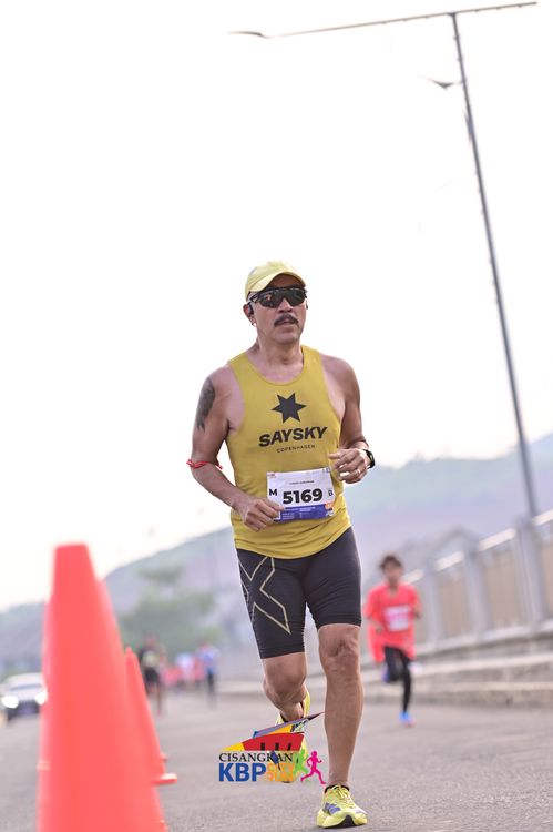 Race photo from CISANGKAN KBP CITY RUN 2025