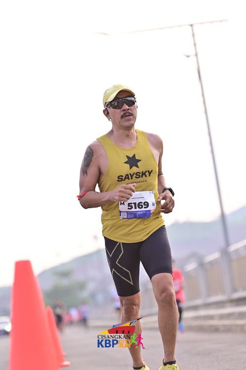 Race photo from CISANGKAN KBP CITY RUN 2025