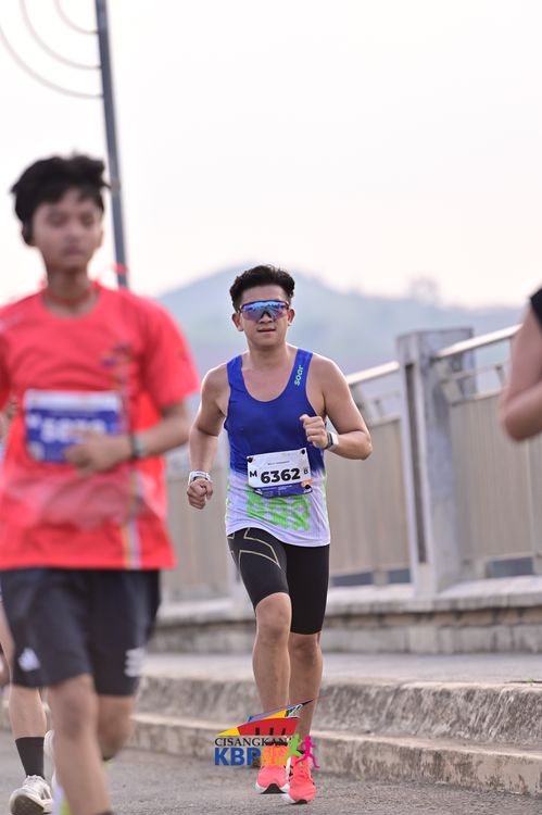 Race photo from CISANGKAN KBP CITY RUN 2025