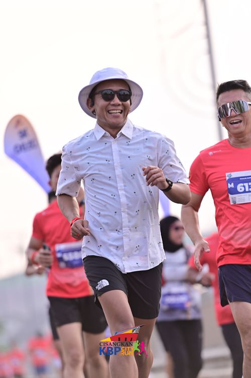 Race photo from CISANGKAN KBP CITY RUN 2025