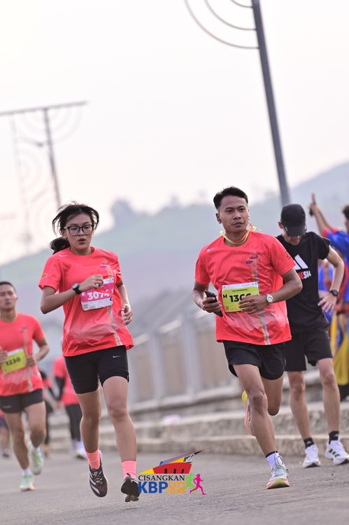 Race photo from CISANGKAN KBP CITY RUN 2025