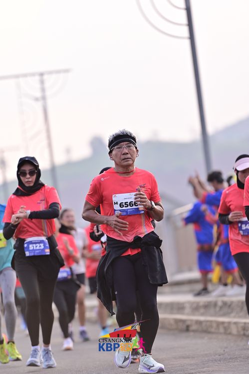 Race photo from CISANGKAN KBP CITY RUN 2025