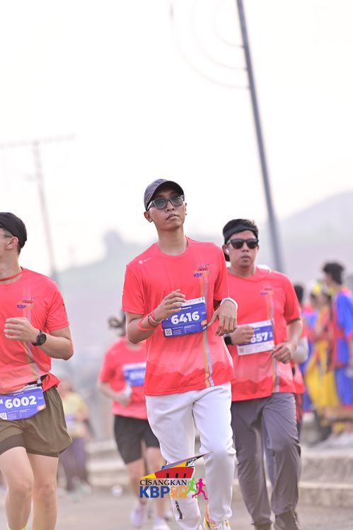 Race photo from CISANGKAN KBP CITY RUN 2025