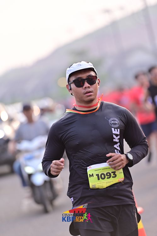 Race photo from CISANGKAN KBP CITY RUN 2025