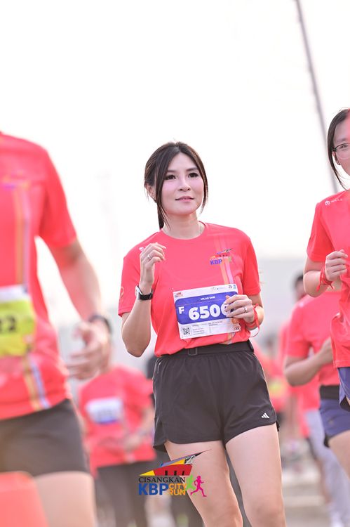 Race photo from CISANGKAN KBP CITY RUN 2025