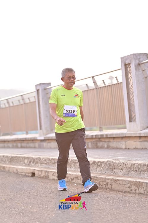 Race photo from CISANGKAN KBP CITY RUN 2025