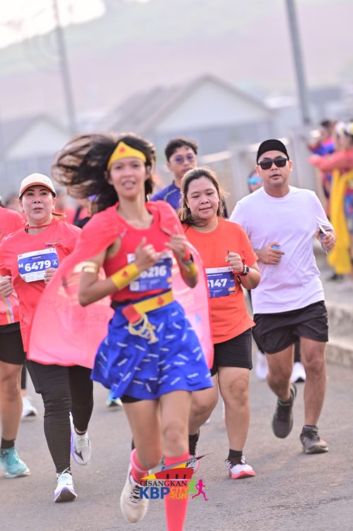 Race photo from CISANGKAN KBP CITY RUN 2025