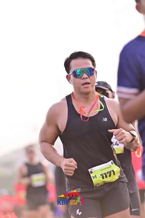 Race photo from CISANGKAN KBP CITY RUN 2025